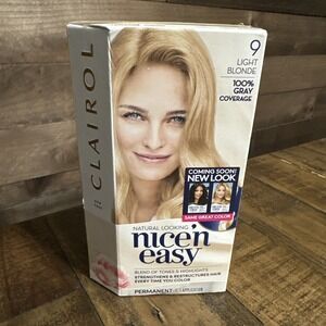 Nice n Easy Permanent Color - 9 Light Blonde by Clairol - 1 Application